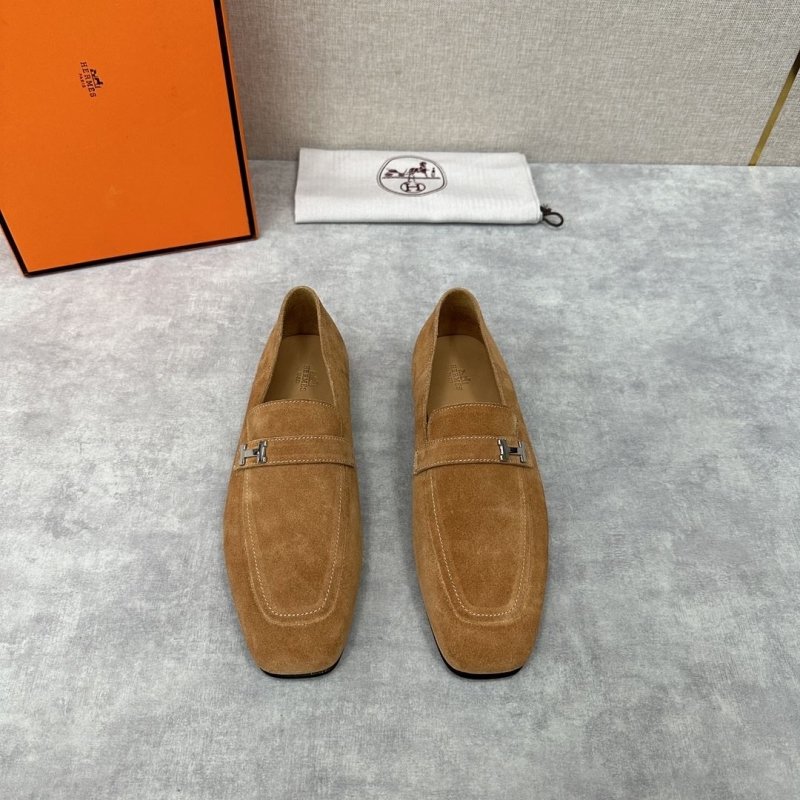 H**mes leather shoes